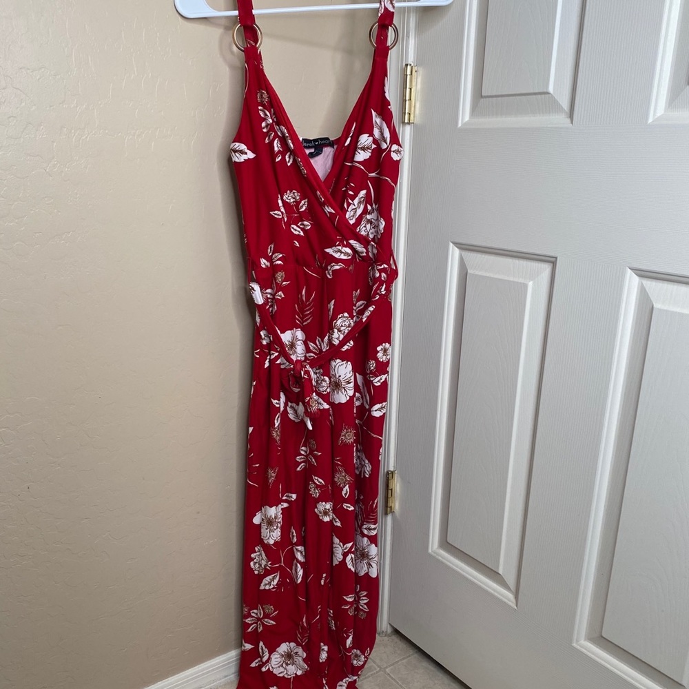 Red jumpsuit